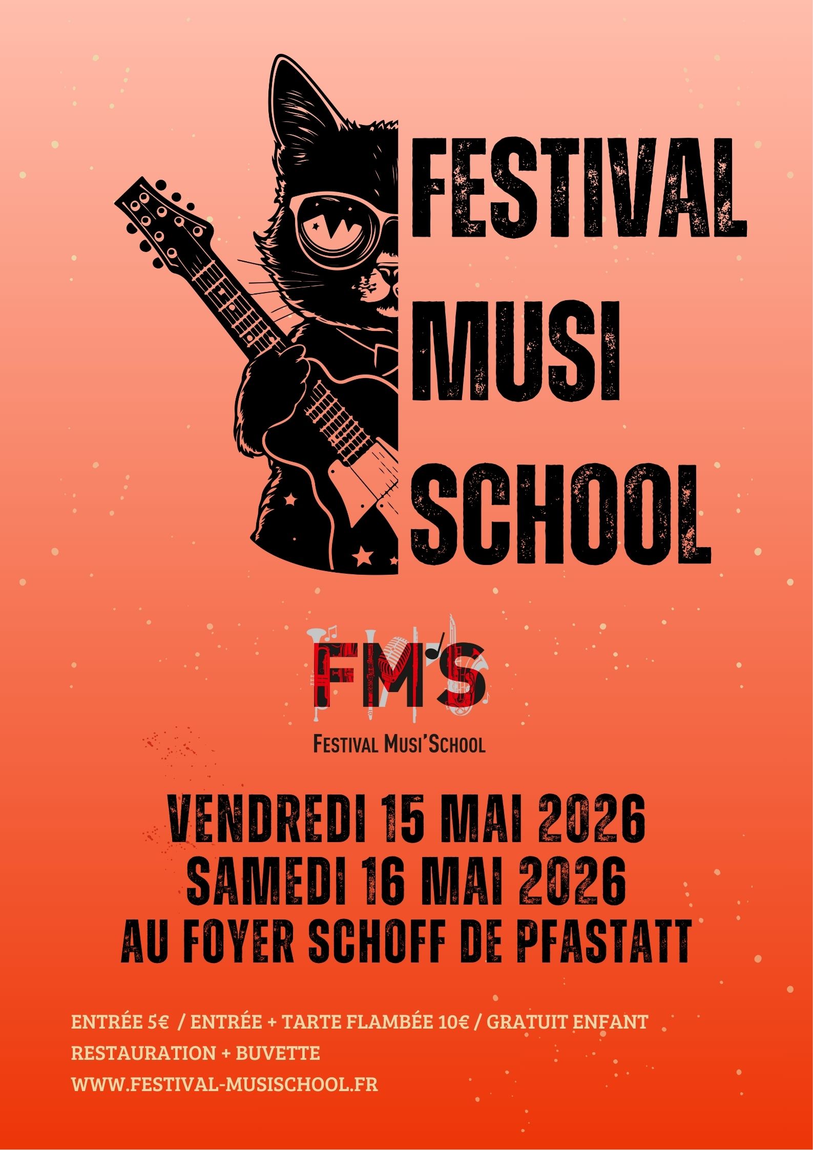 affiche du festival musi school à pfastatt